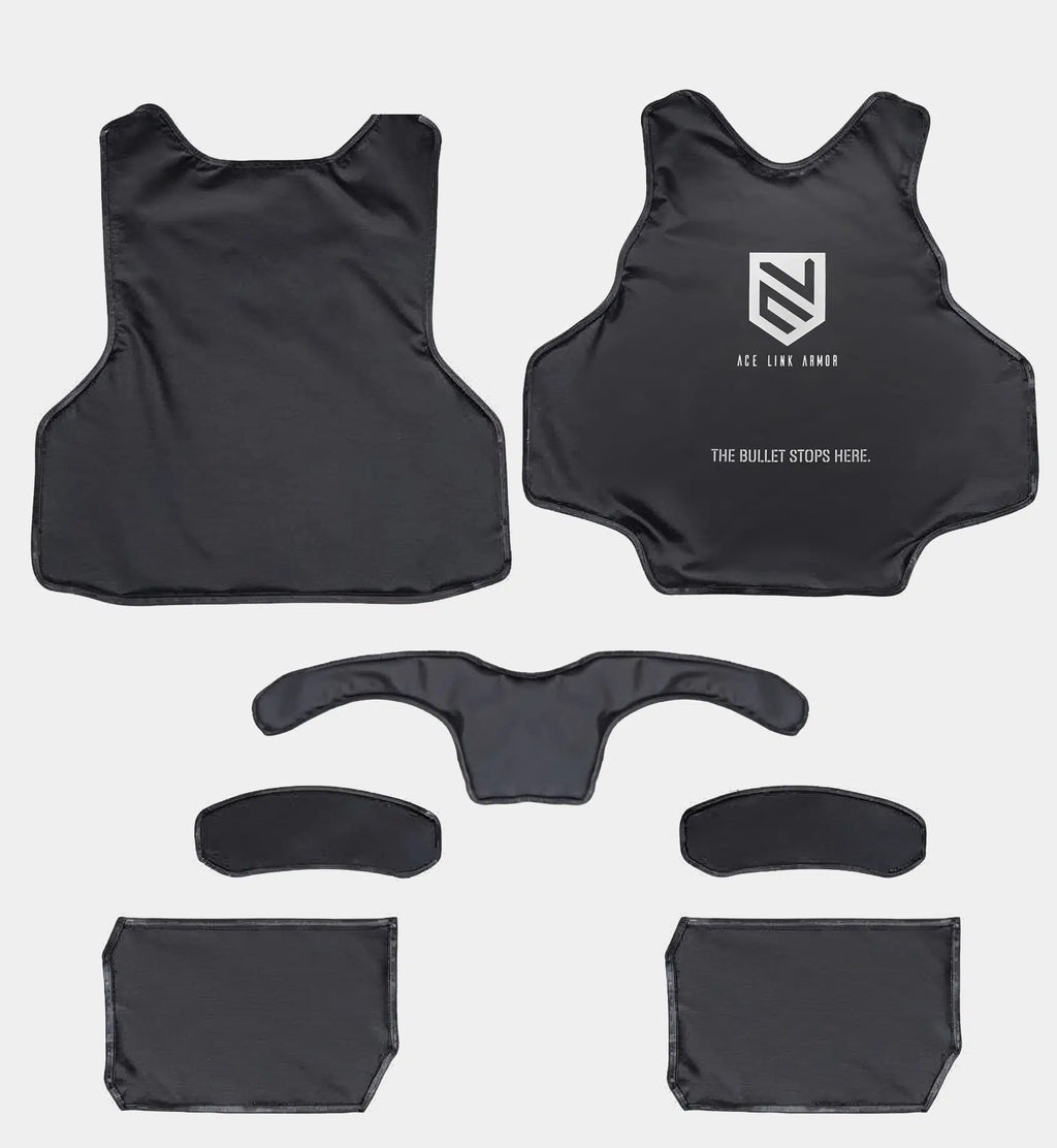 TPG Cataphract Stab-Resistant Soft Armor Panel Set Dual Protection — front view — Ace Link Armor