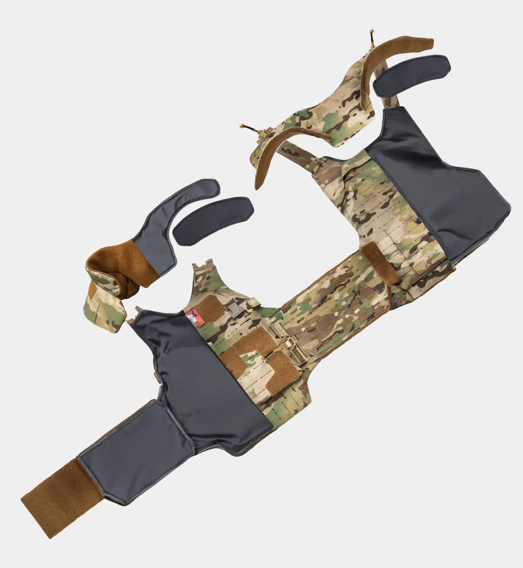 TPG Cataphract Stab-Resistant Soft Armor Panel Set Dual Protection — side view — Ace Link Armor
