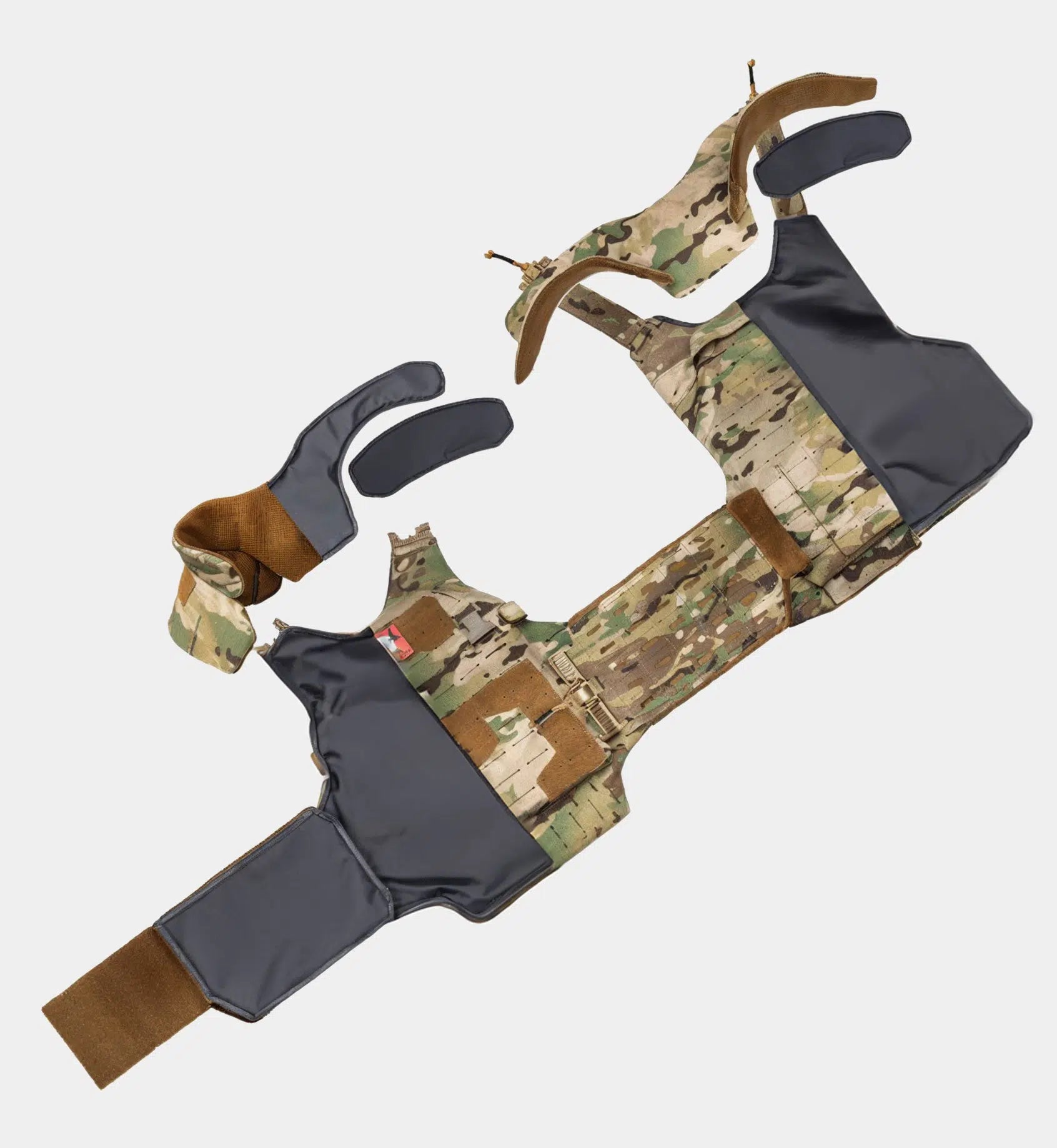 TPG Cataphract Stab-Resistant Soft Armor Panel Set Dual Protection — side view — Ace Link Armor