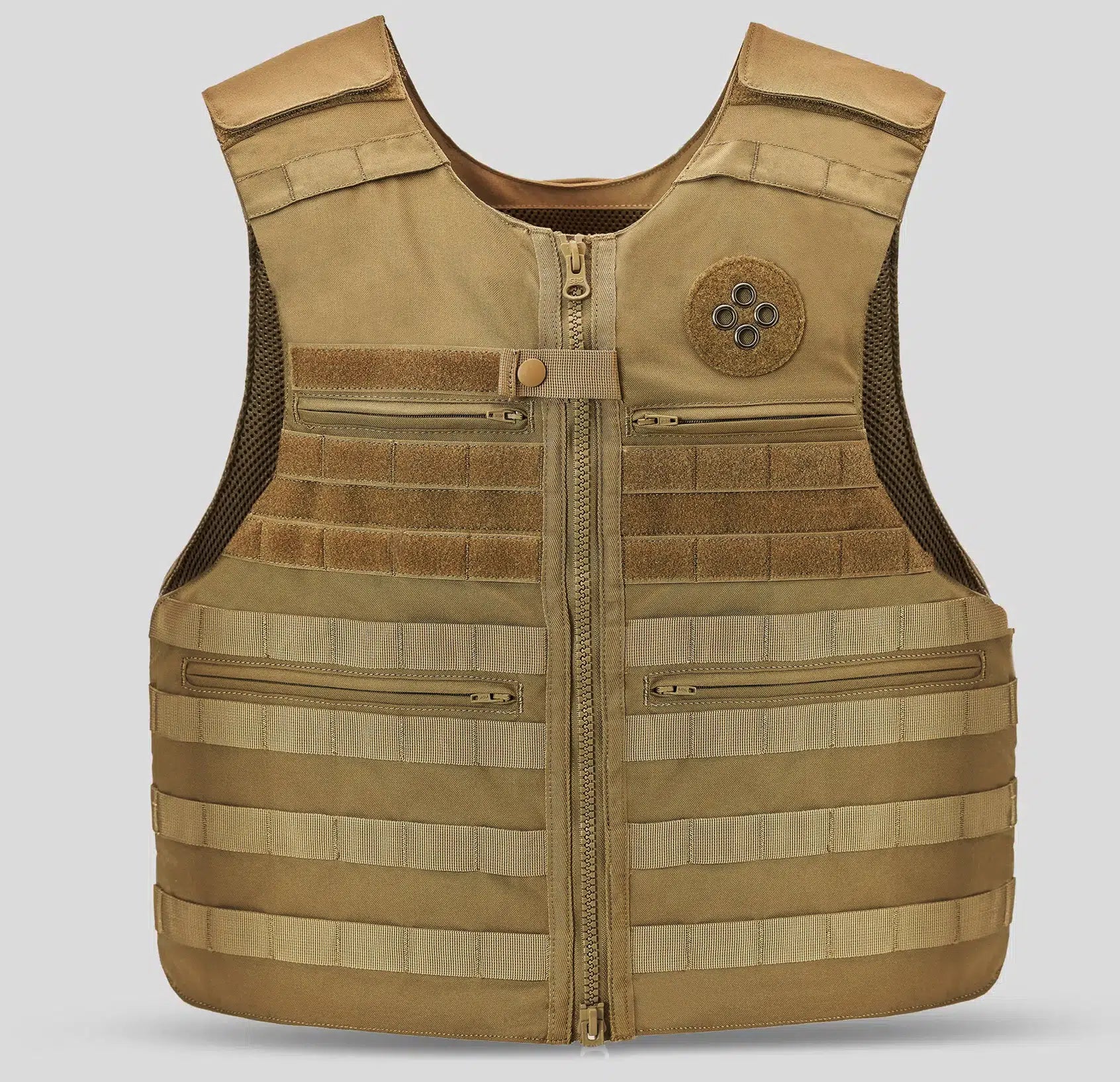 Patrol Vest fit view on officer — police duty Level IIIA body armor — Ace Link Armor