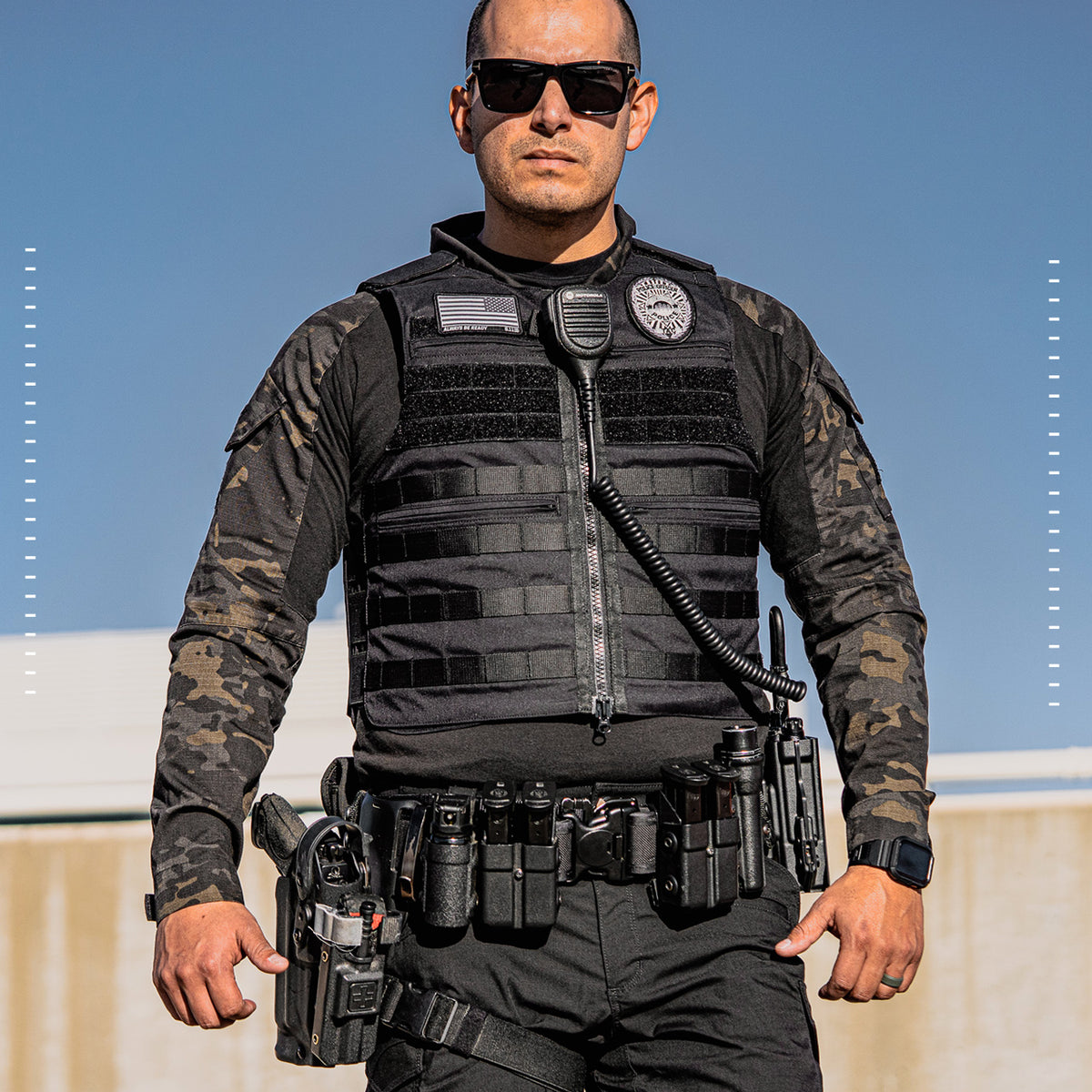 Patrol Bulletproof Vest gallery image 4 — Level 3A police duty body armor — Ace Link Armor
