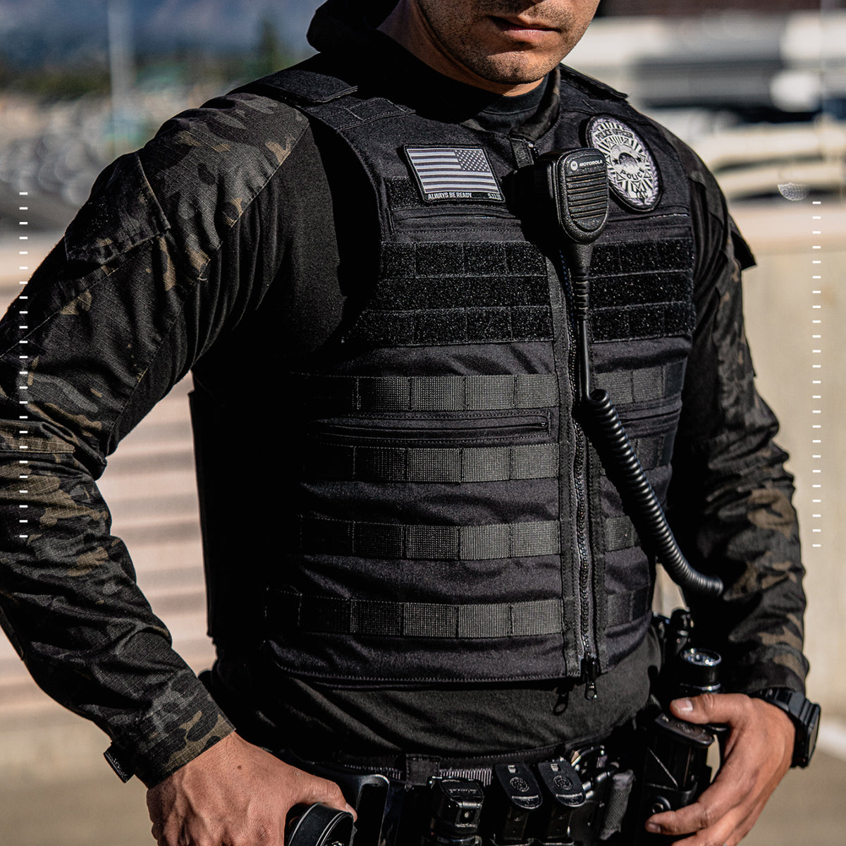 Patrol Bulletproof Vest gallery image 5 — Level 3A police duty body armor — Ace Link Armor