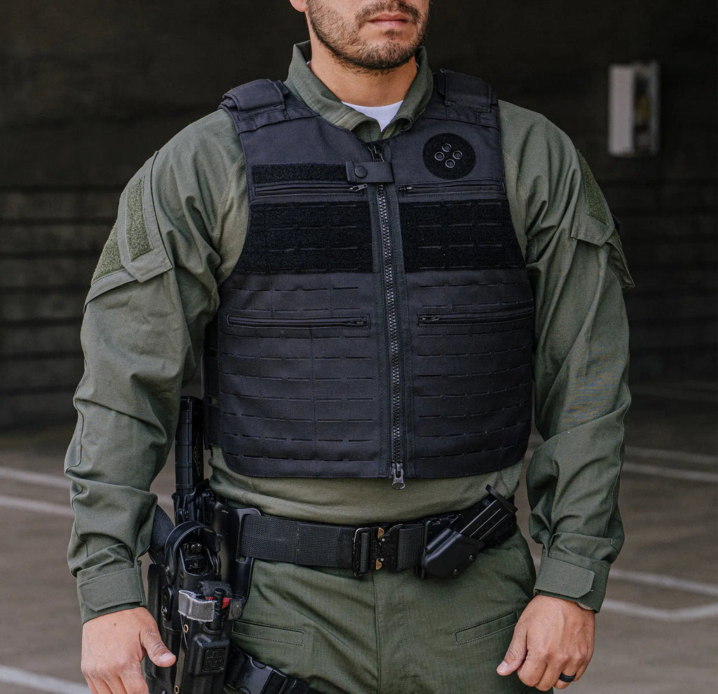 Patrol LC Vest configuration — streamlined Level IIIA police duty body armor — Ace Link Armor