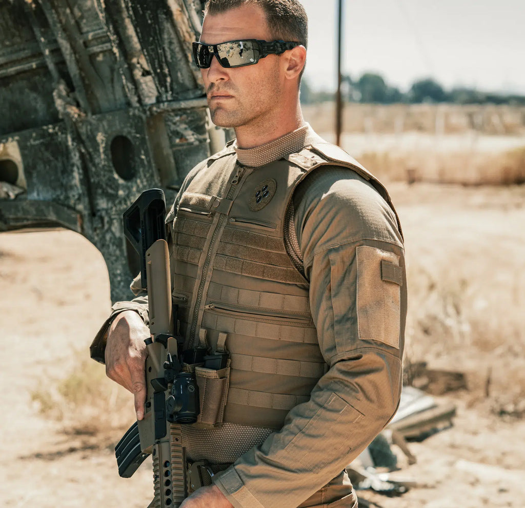 Patrol LC Vest rear view — laser-cut Level IIIA police body armor — Ace Link Armor