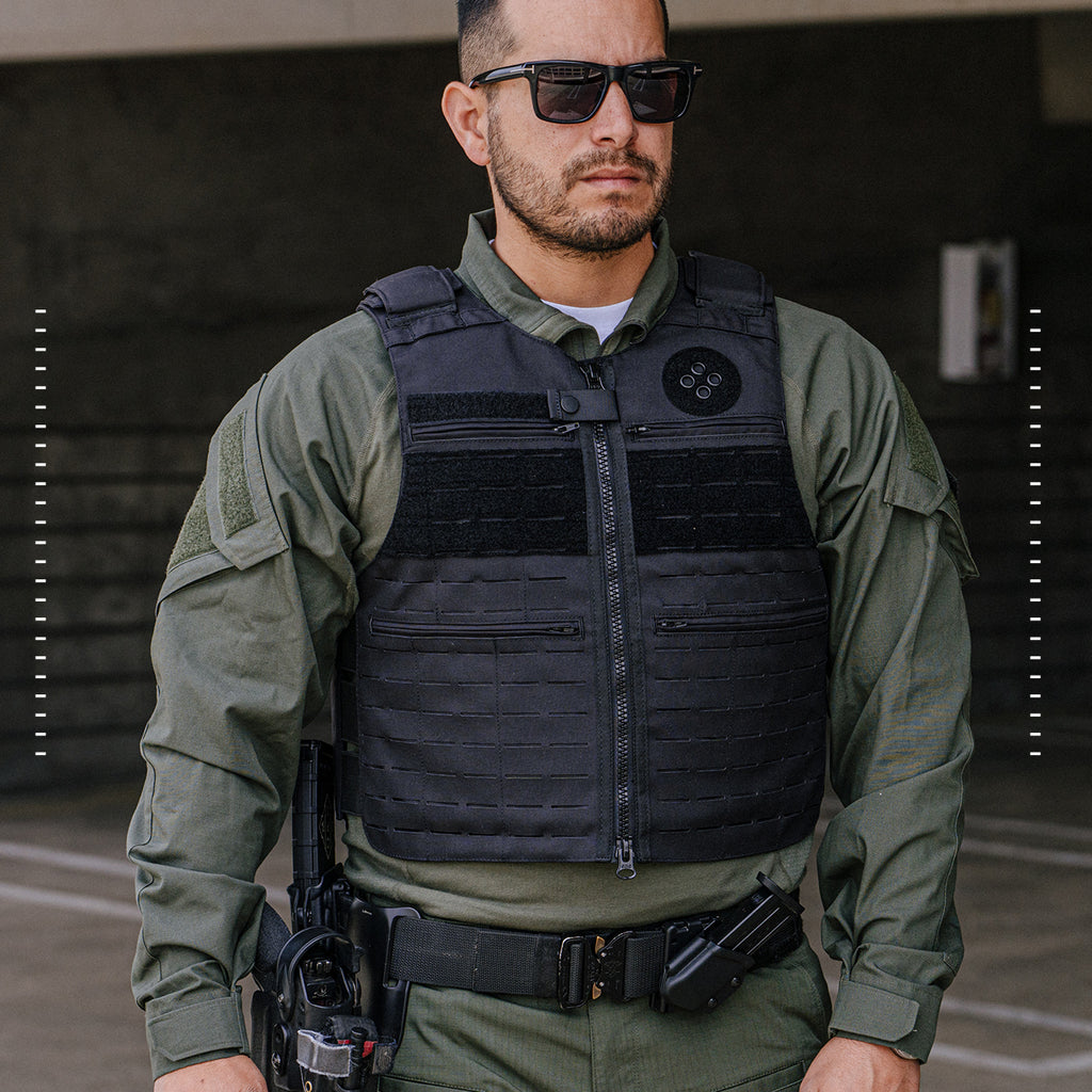 Patrol LC Bulletproof Vest gallery image 5 — Level 3A laser-cut police duty body armor — Ace Link Armor