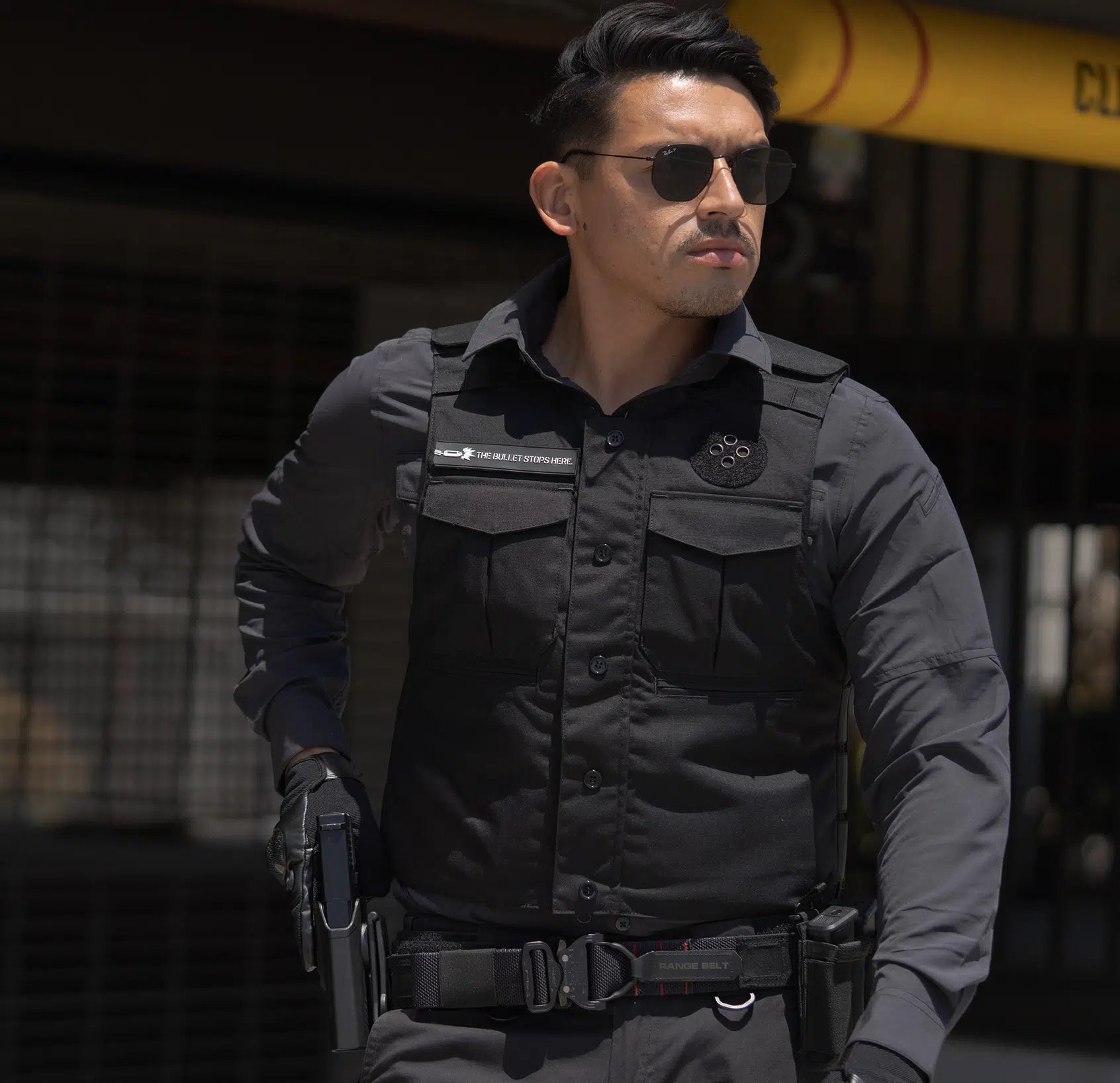 Primer Vest format view — professional uniform Level IIIA police body armor — Ace Link Armor