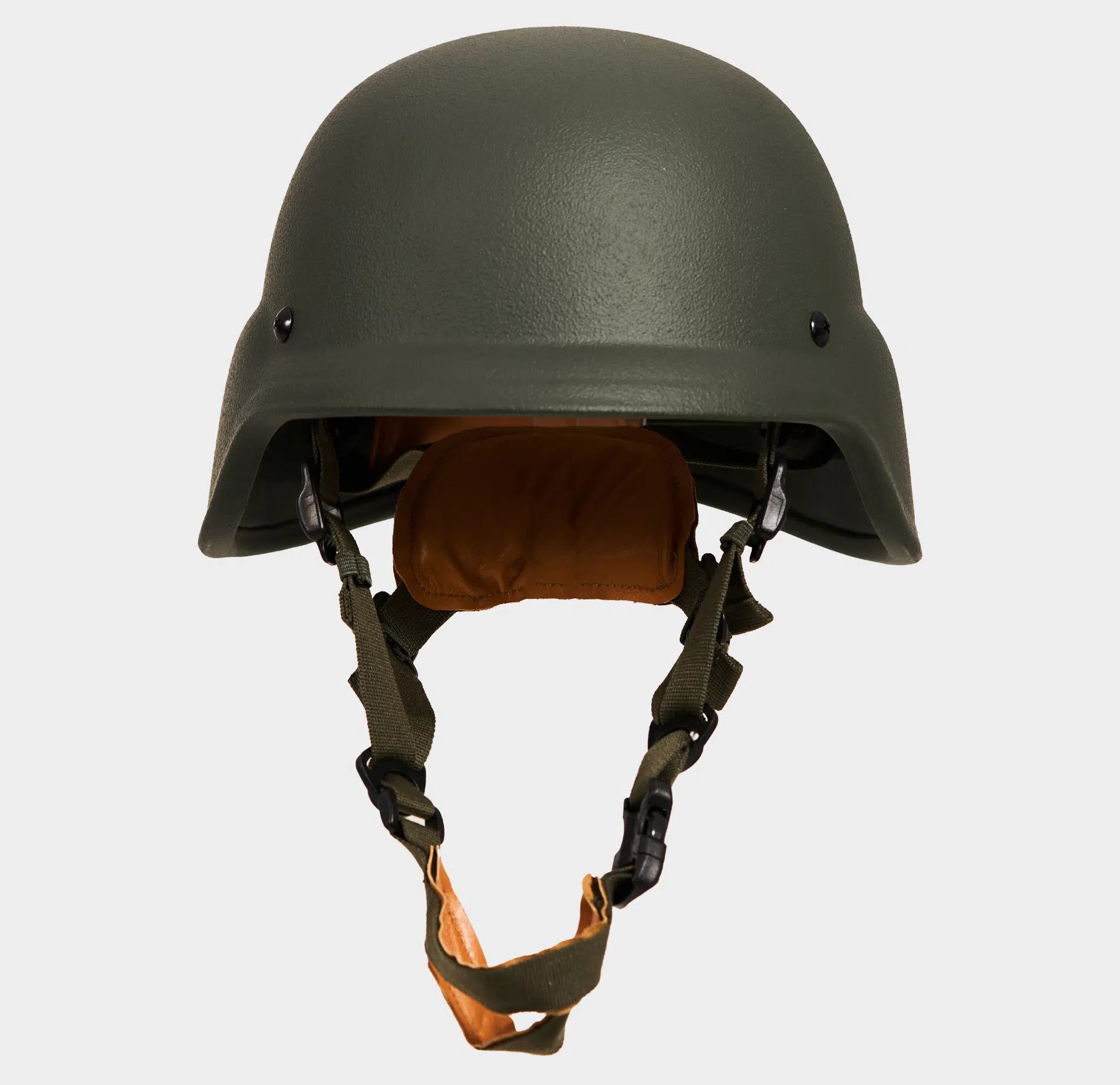 PASGT Level 3A Ballistic Helmet OD Green — rear view — Ace Link Armor