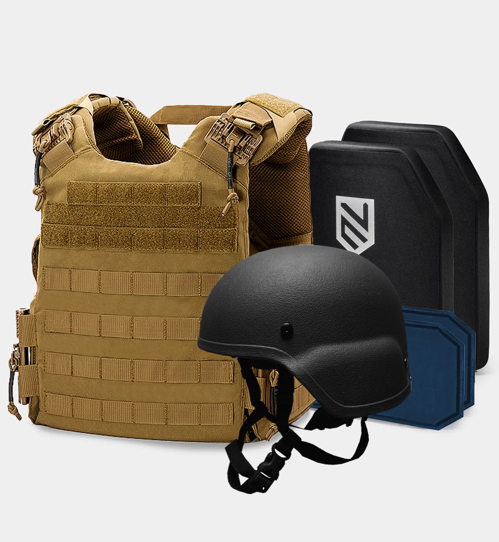 Quadrelease 2.0 Plate Carrier Level 4 Armor Plates Level 3A Side Panels