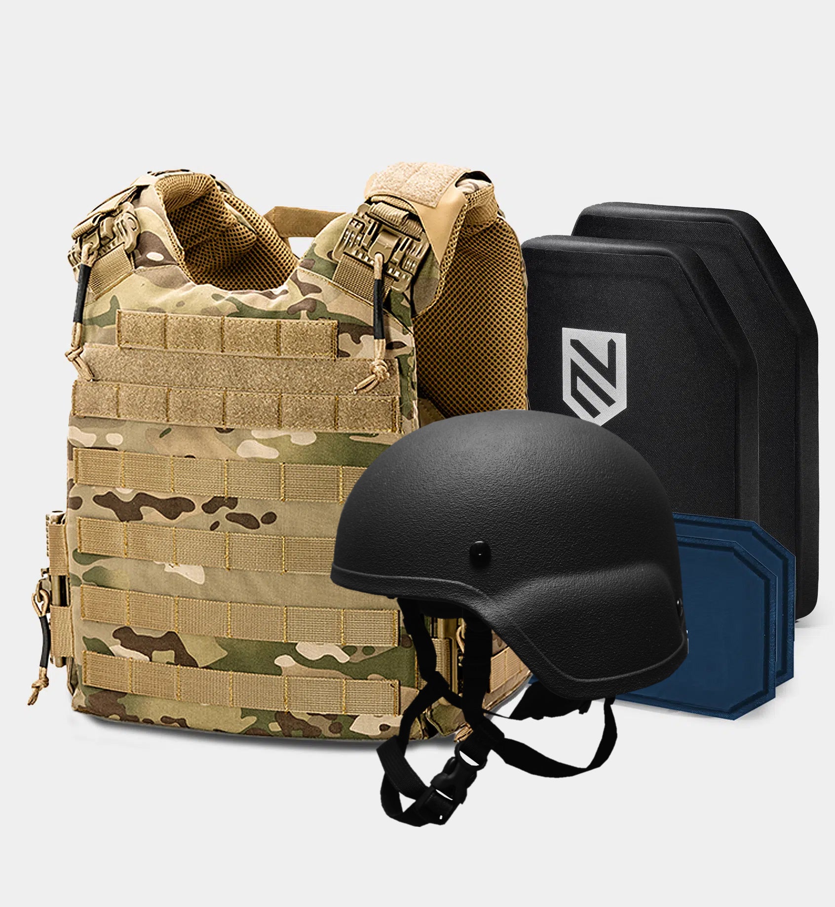 Quadrelease Ultra 2.0 Plate Carrier Level 3+ 11x14" Armor Plates 6x13" Side Panels