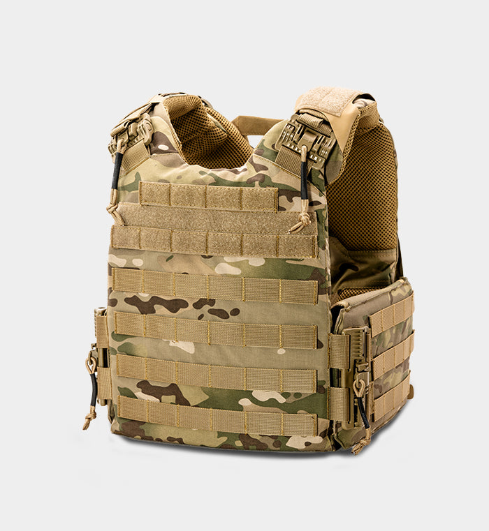 Quadrelease Ultra 2.0 11x14" Tactical Plate Carrier with Level 3A Soft Armor Bundle
