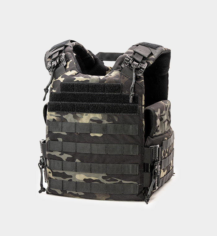 Quadrelease Ultra 2.0 11x14" Tactical Plate Carrier with Armor Plates & Side Armor Bundle