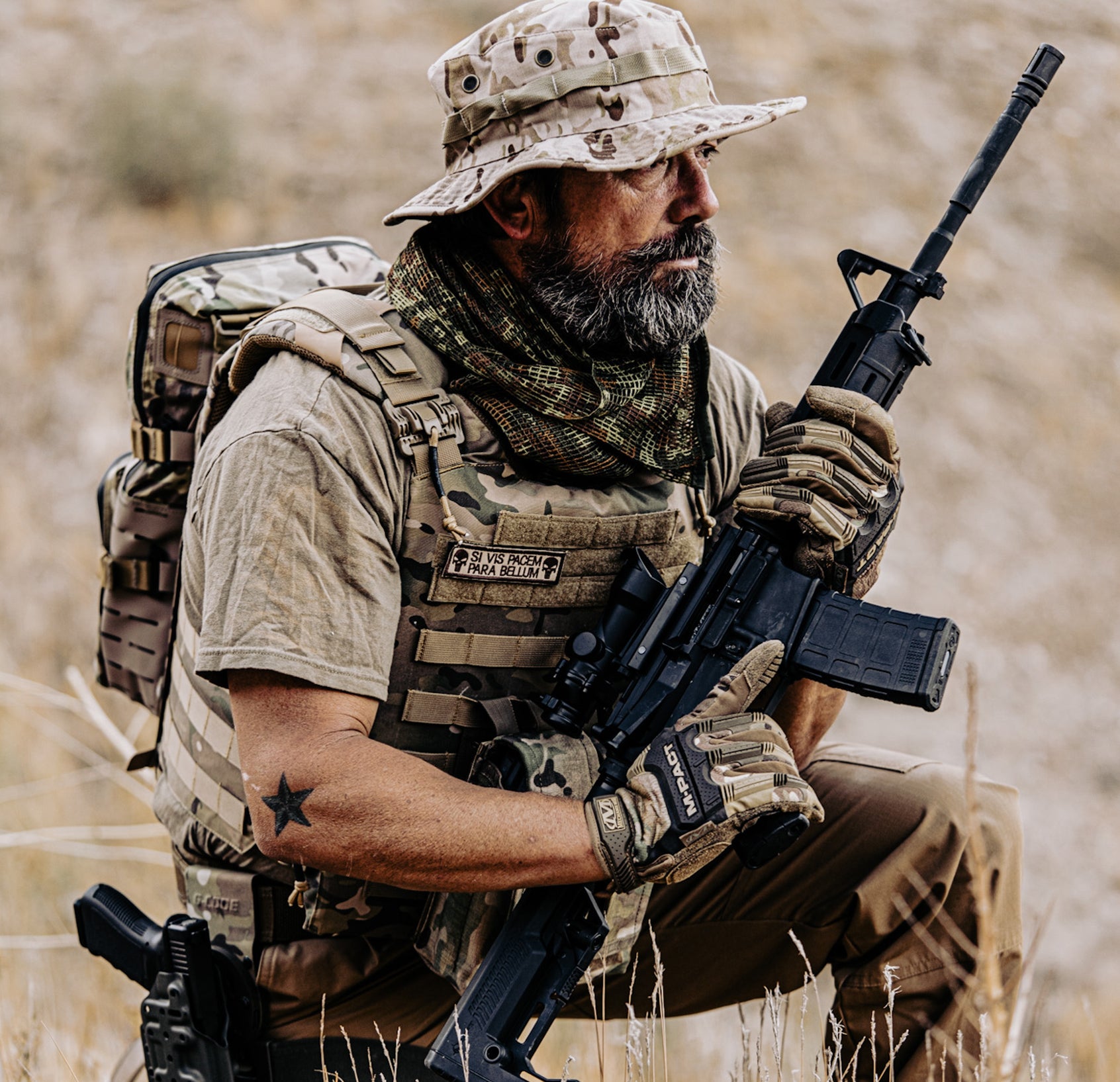 Quad Ultra 2.0 Plate Carrier for 11x14 Armor Plates — cummerbund detail — Ace Link Armor