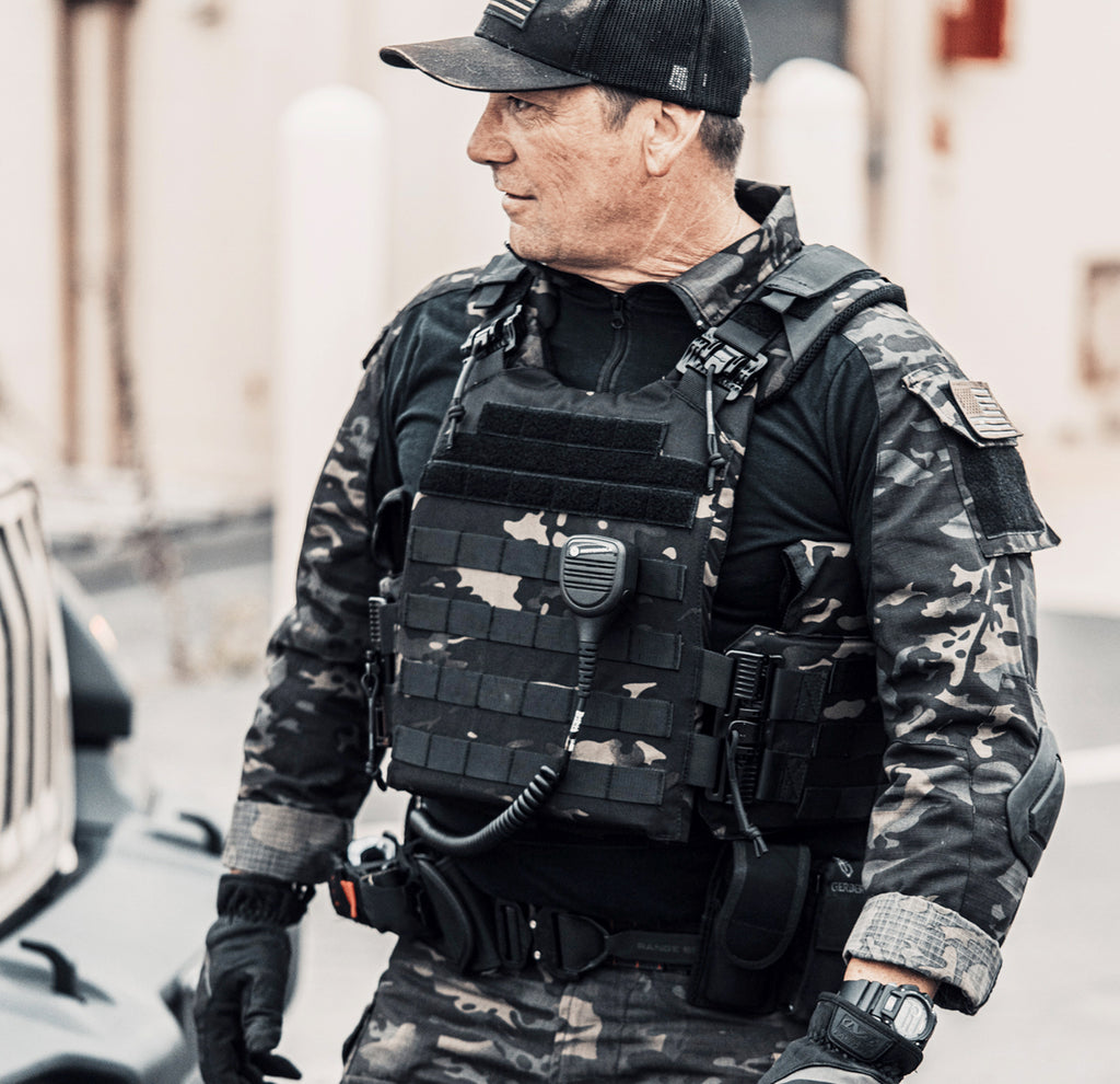 Quadrelease 2.0 Tactical Plate Carrier — side view — Ace Link Armor