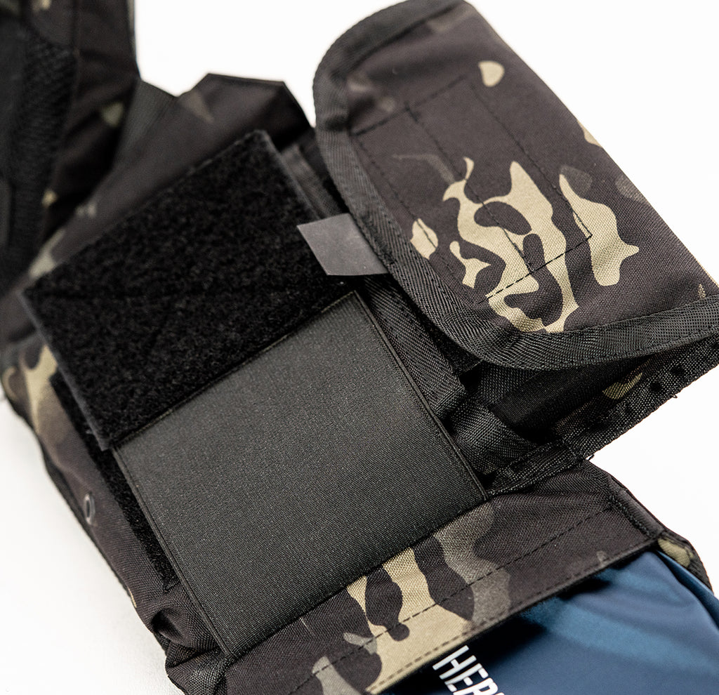 Quad Ultra 2.0 Plate Carrier for 11x14 Armor Plates — detail shot — Ace Link Armor
