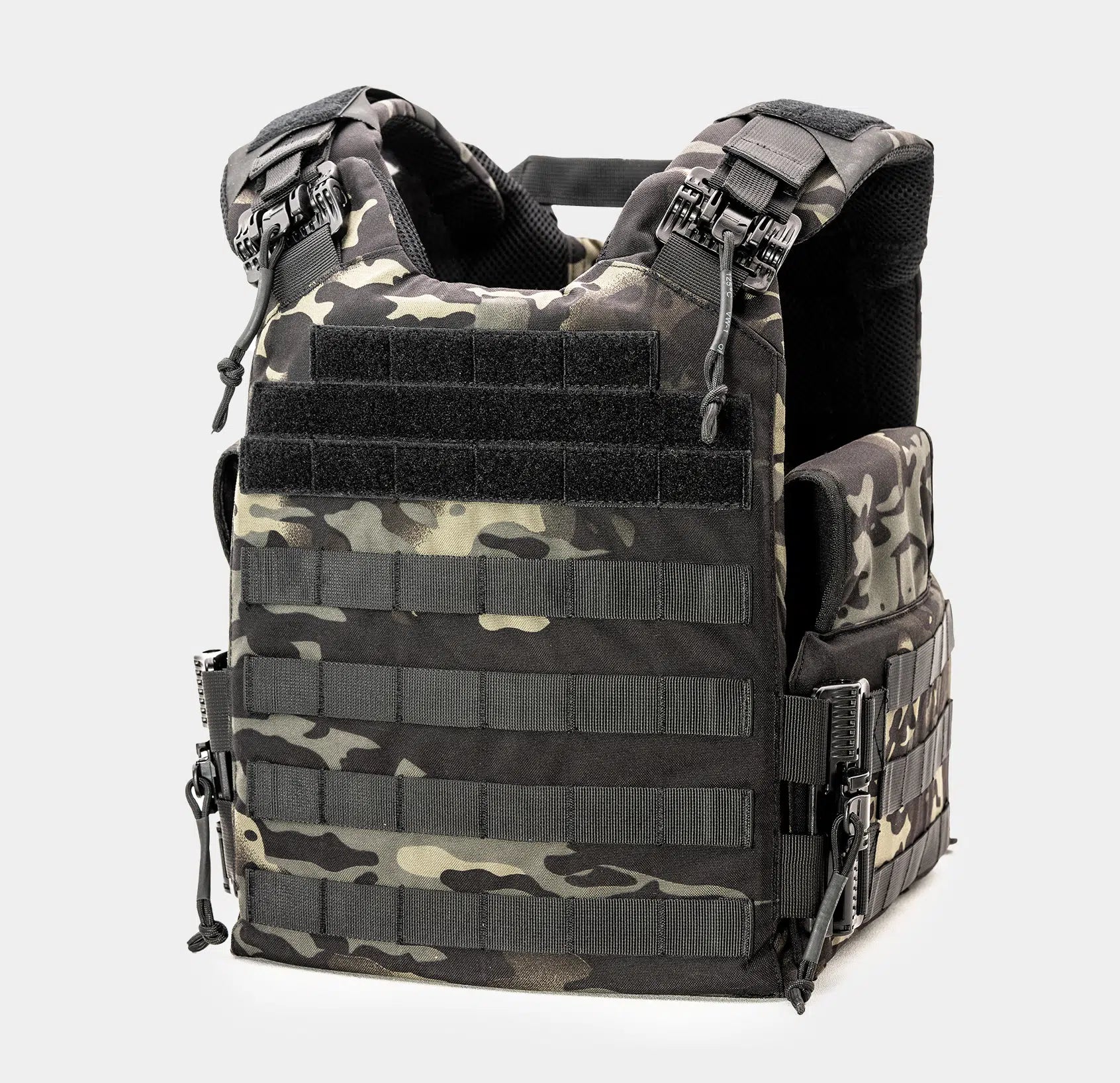 Quadrelease 2.0 Tactical Plate Carrier — rear accessory view — Ace Link Armor