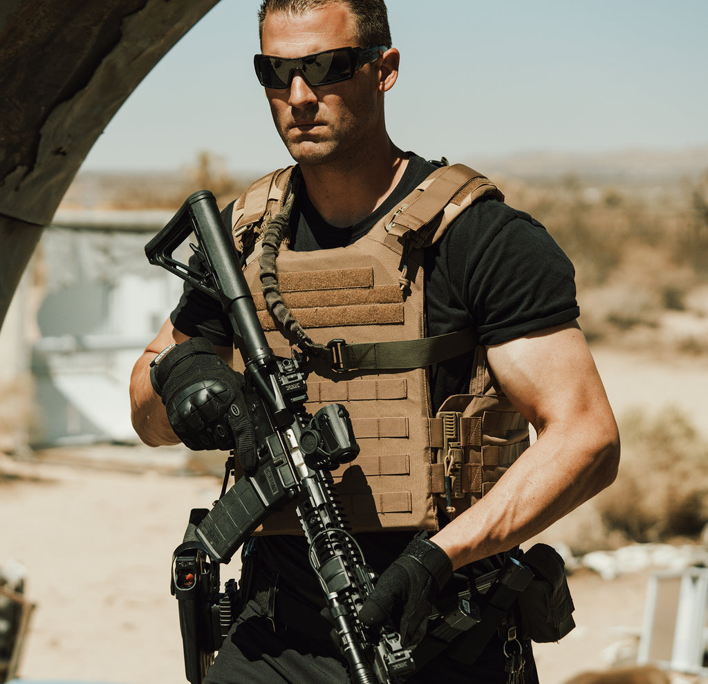Quad Ultra 2.0 Plate Carrier for 11x14 Armor Plates — front view — Ace Link Armor