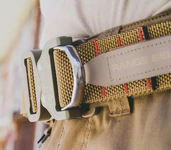 SKELETAC Tactical Belt Tan — product shot — Ace Link Armor