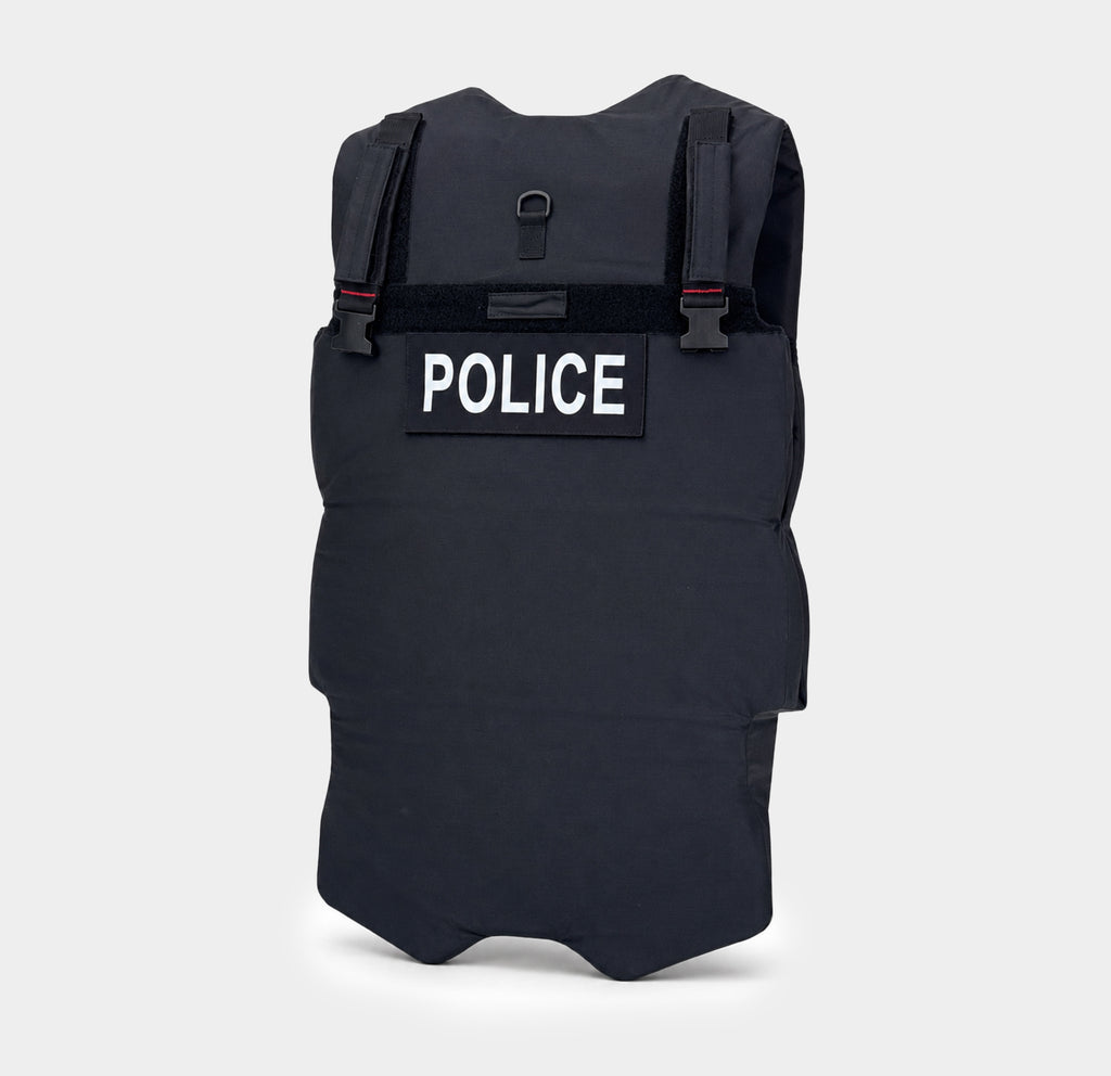 RapidShield handheld ballistic shield deployed, Level 3A portable protection by Ace Link Armor