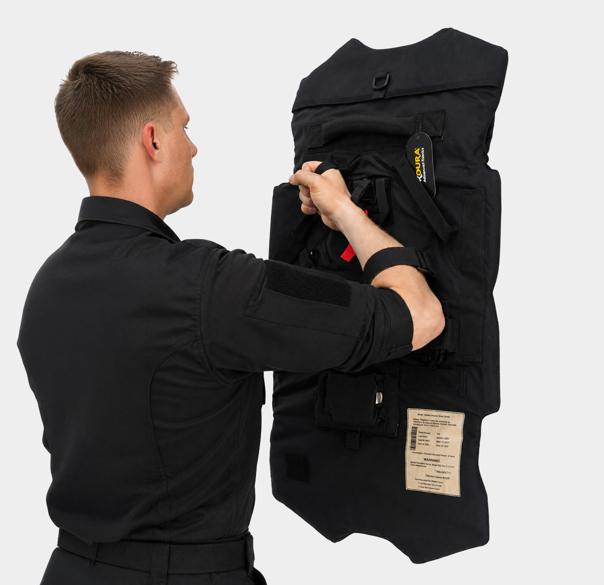 RapidShield Level 3A soft armor panel construction detail