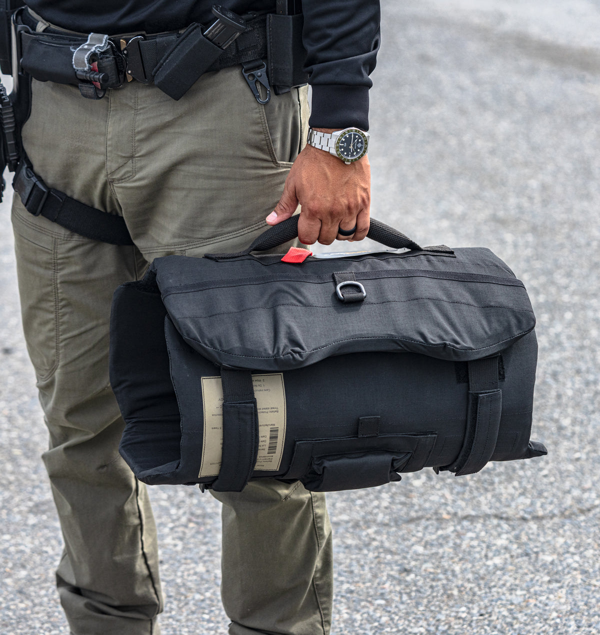 RapidShield Handheld Ballistic Shield - Level 3A Portable Protection