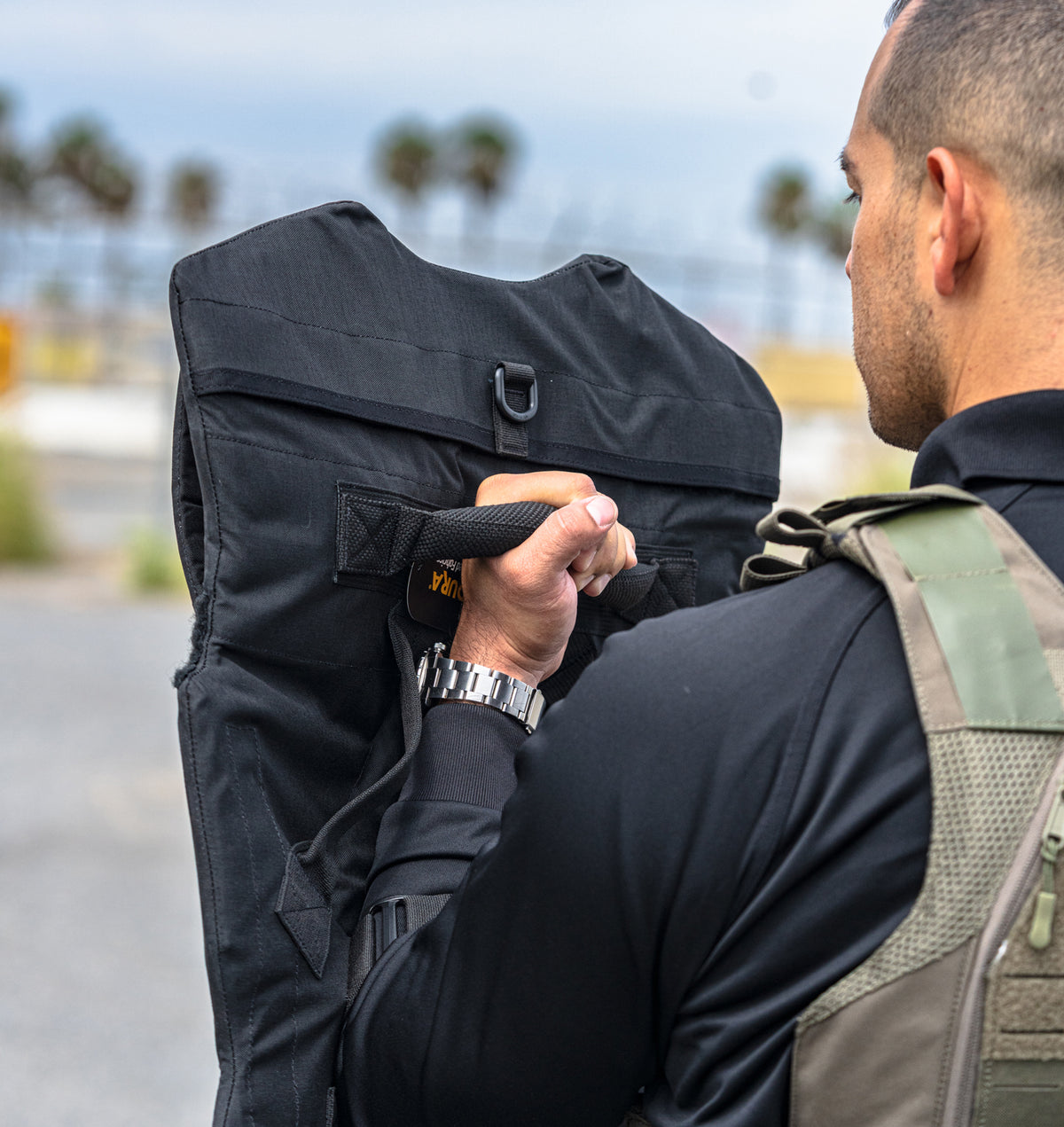 RapidShield Handheld Ballistic Shield - Level 3A Portable Protection