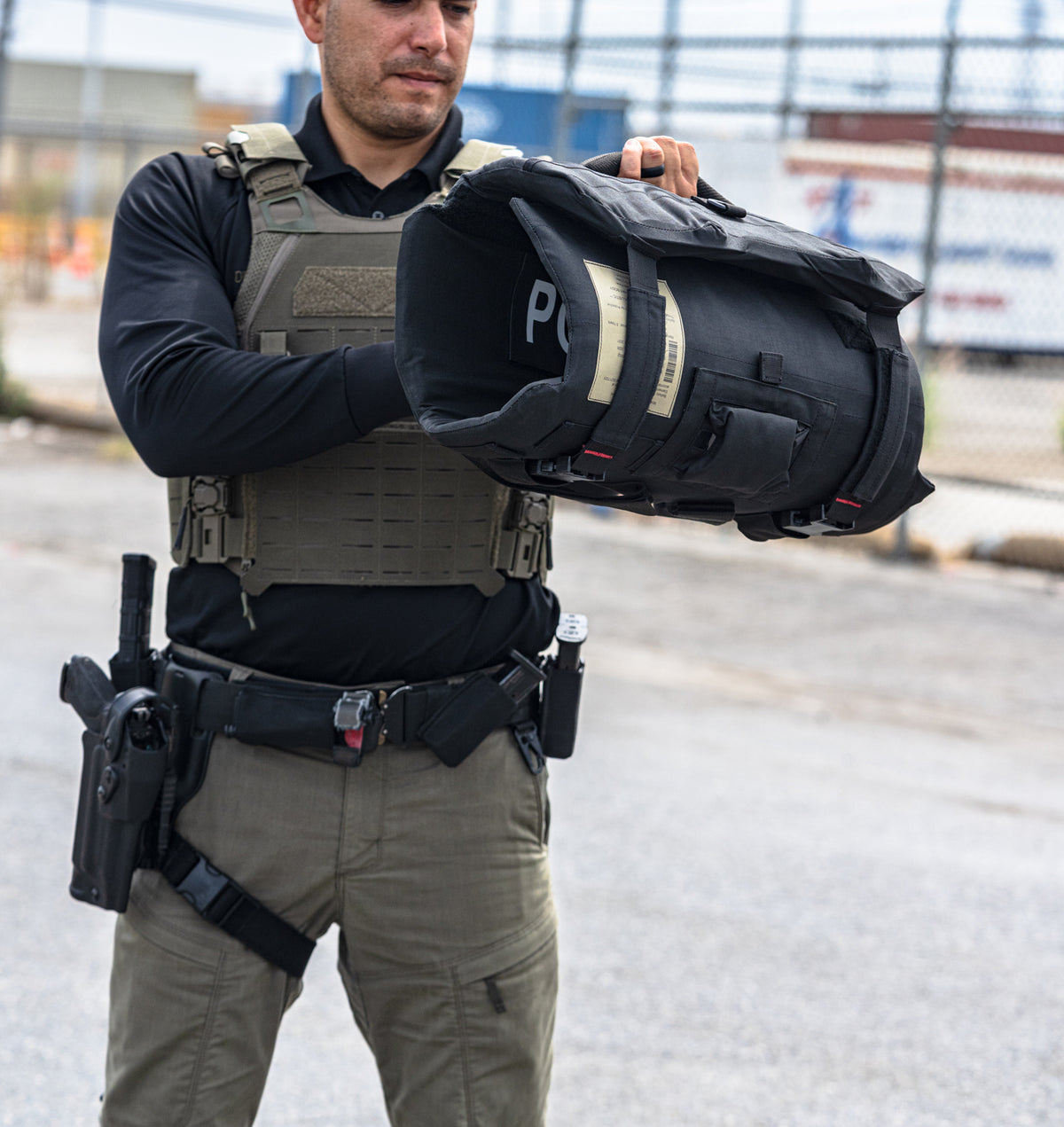 RapidShield Handheld Ballistic Shield - Level 3A Portable Protection