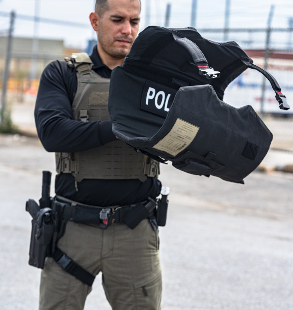 RapidShield Handheld Ballistic Shield - Level 3A Portable Protection