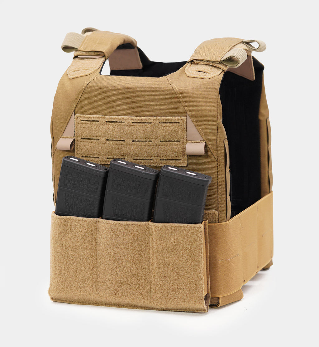 React Minimalist Plate Carrier with Armor Plates Bundle