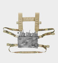 SKELETAC Kangaroo Pouch Harness — front view — Ace Link Armor