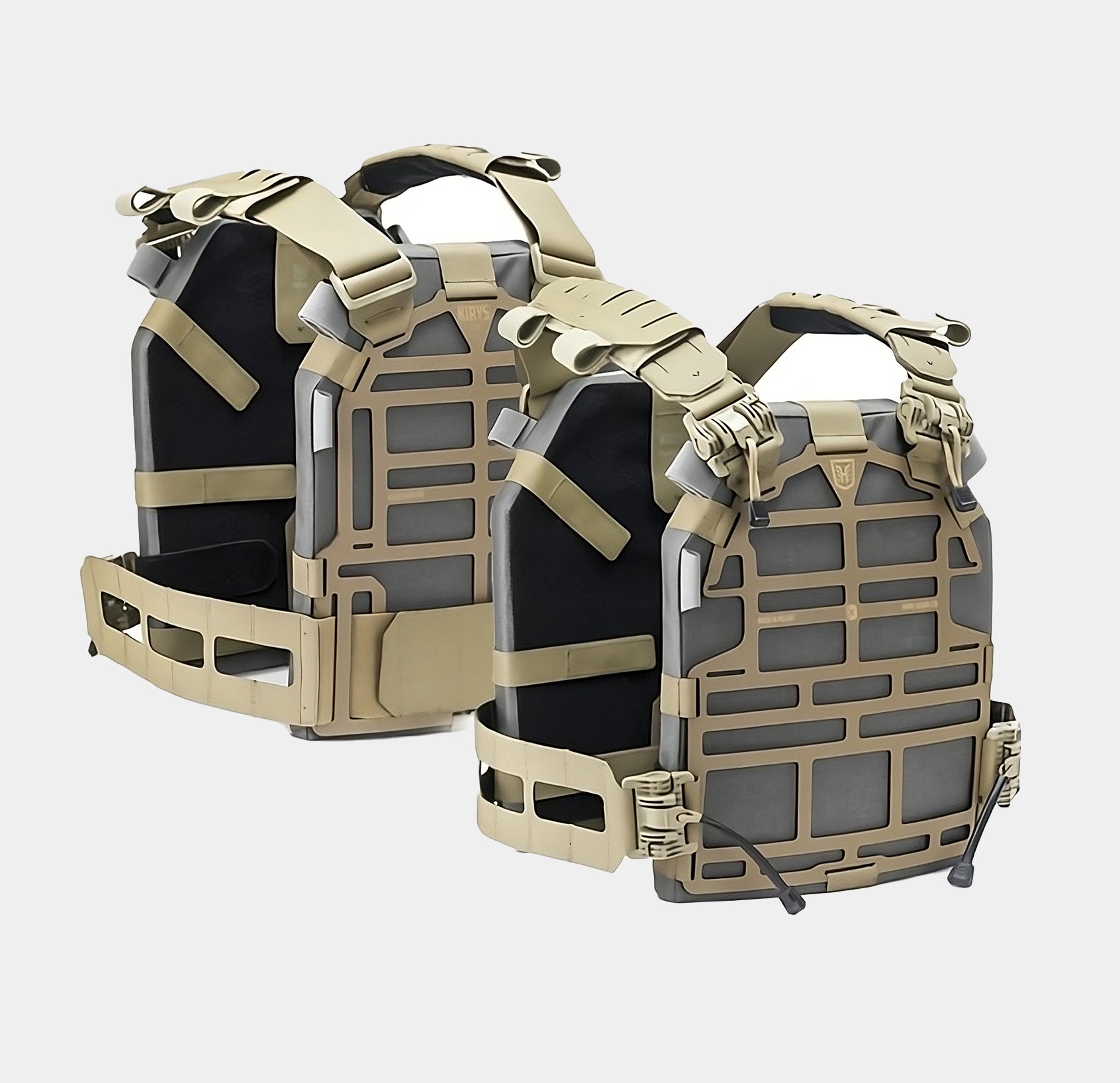 SKELETAC Modular Lightweight Plate Carrier with Armor Plates Bundle