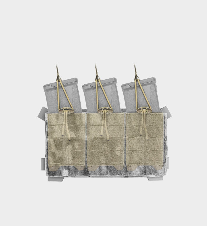 SKELETAC Single Rifle Insert for Kangaroo Pouch — installed view — Ace Link Armor