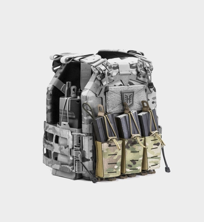 SKELETAC Wrap AR15 Utility Pouch — installed view — Ace Link Armor