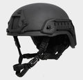 Special Mission High Cut Level 3A Ballistic Helmet Black — front view — Ace Link Armor