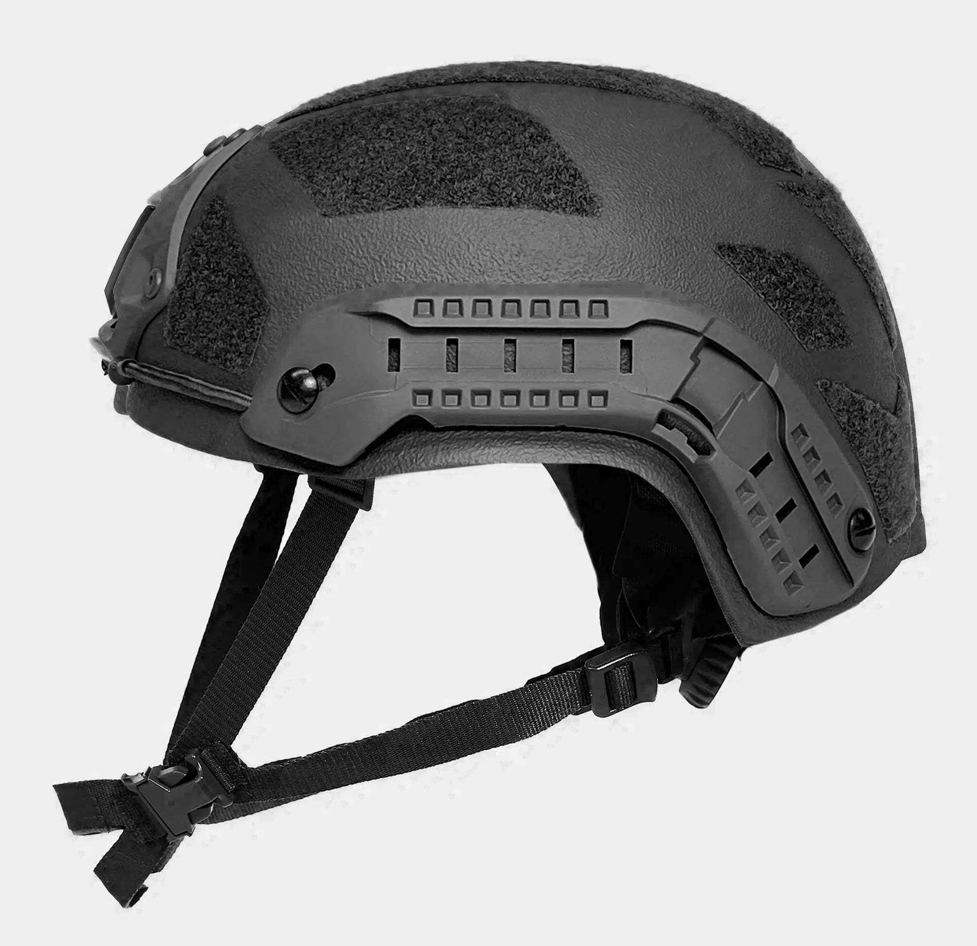 Special Mission Gen 2 High Cut Level 3A Ballistic Helmet Black — front view — Ace Link Armor