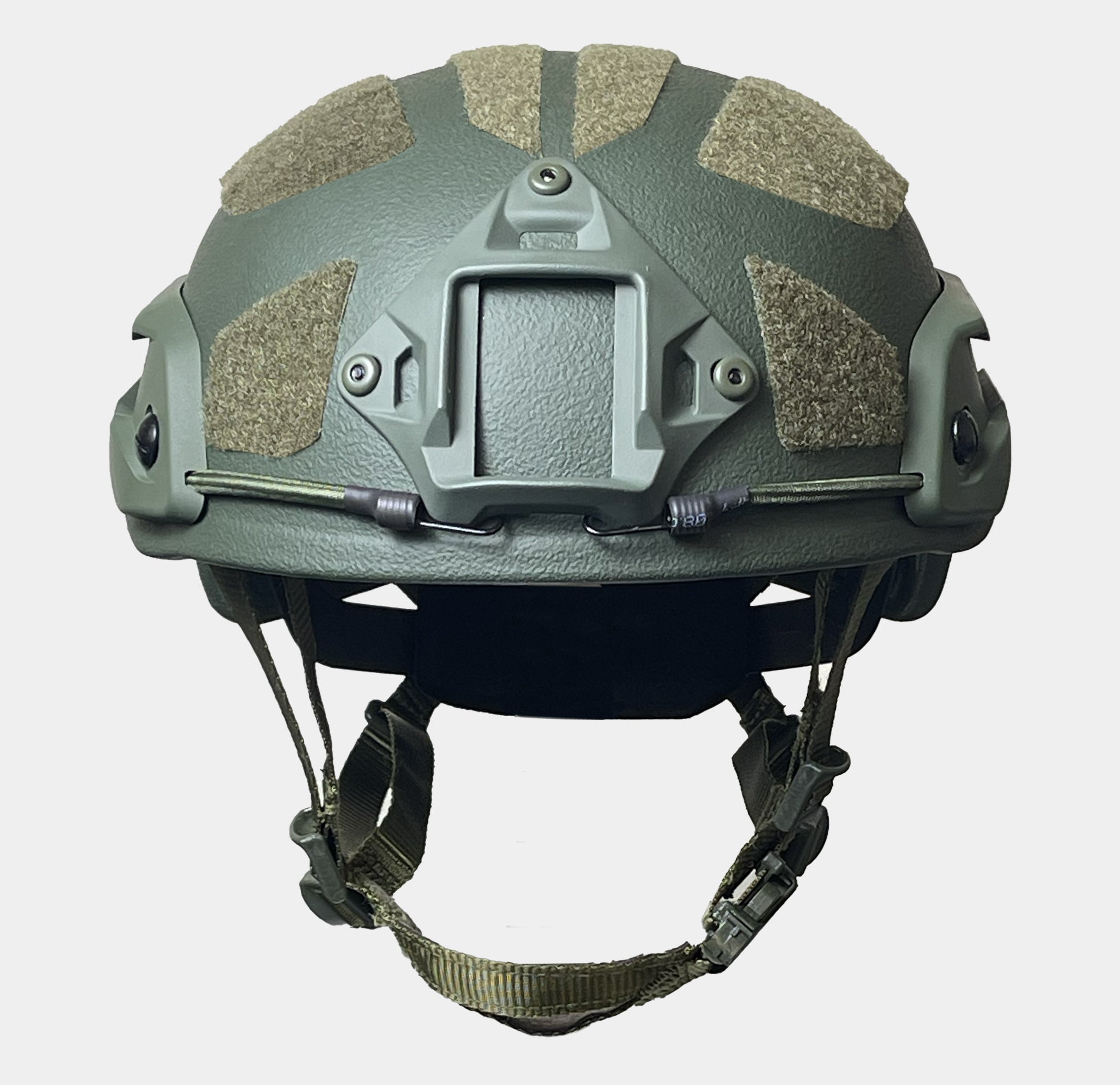 Special Mission Gen 2 High Cut Level 3A Ballistic Helmet Ranger Green — rear view — Ace Link Armor