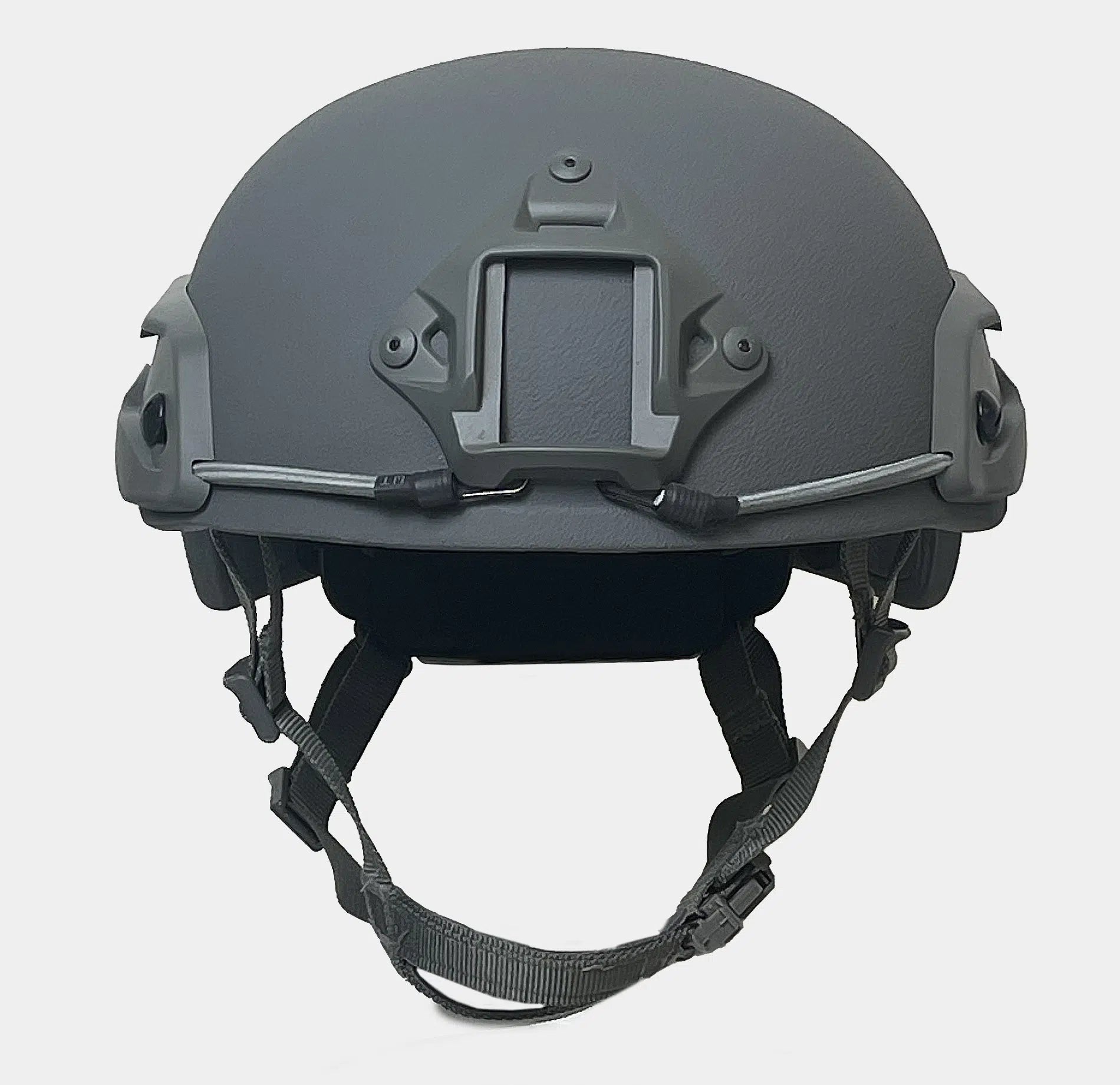 Special Mission Gen 2 High Cut Level 3A Ballistic Helmet Wolf Gray — front view — Ace Link Armor
