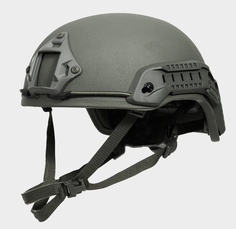 Special Mission High Cut Level 3A Ballistic Helmet OD Green — front view — Ace Link Armor