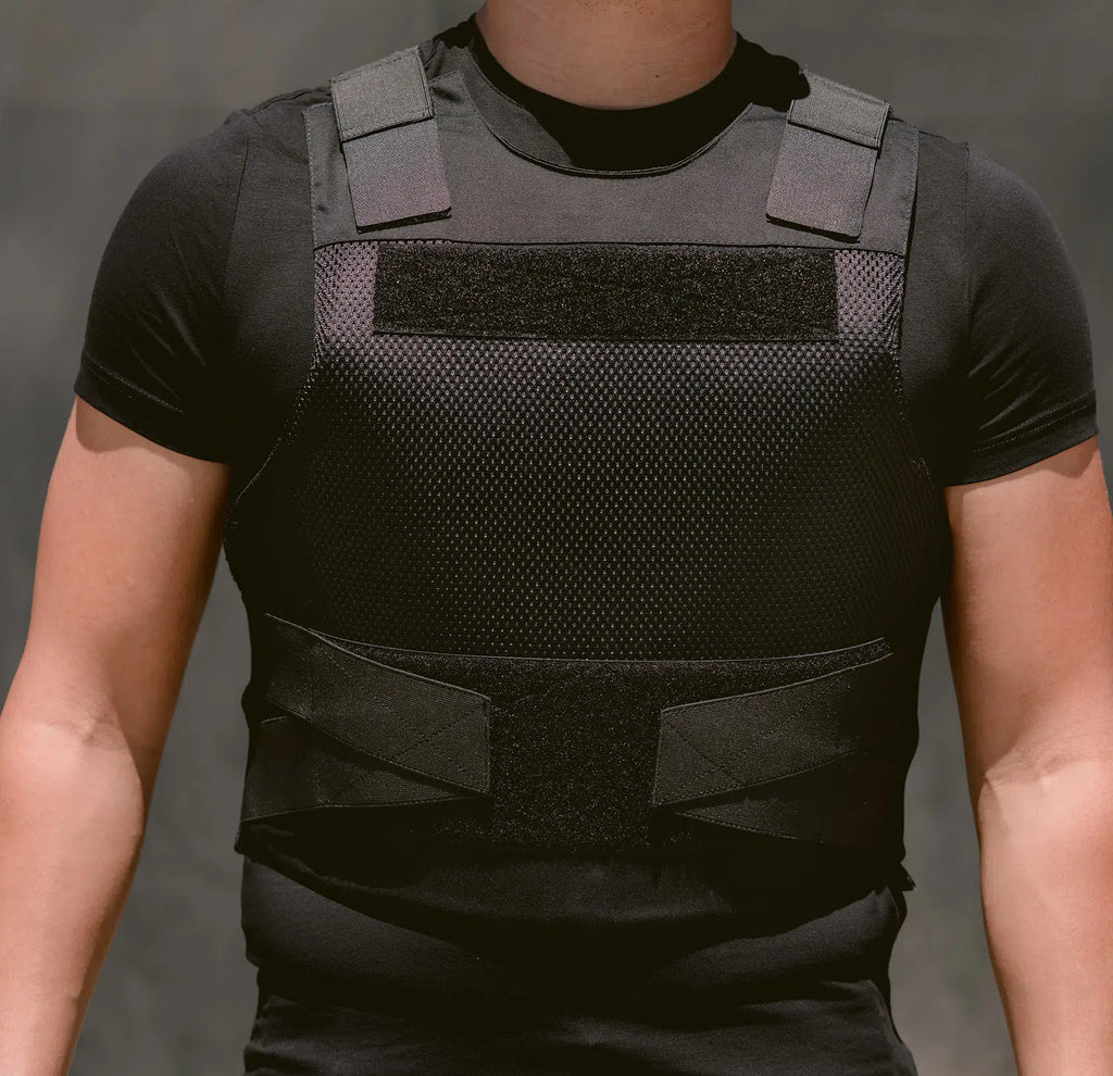 Spectre Vest carrier detail — covert Level IIIA concealable body armor build — Ace Link Armor