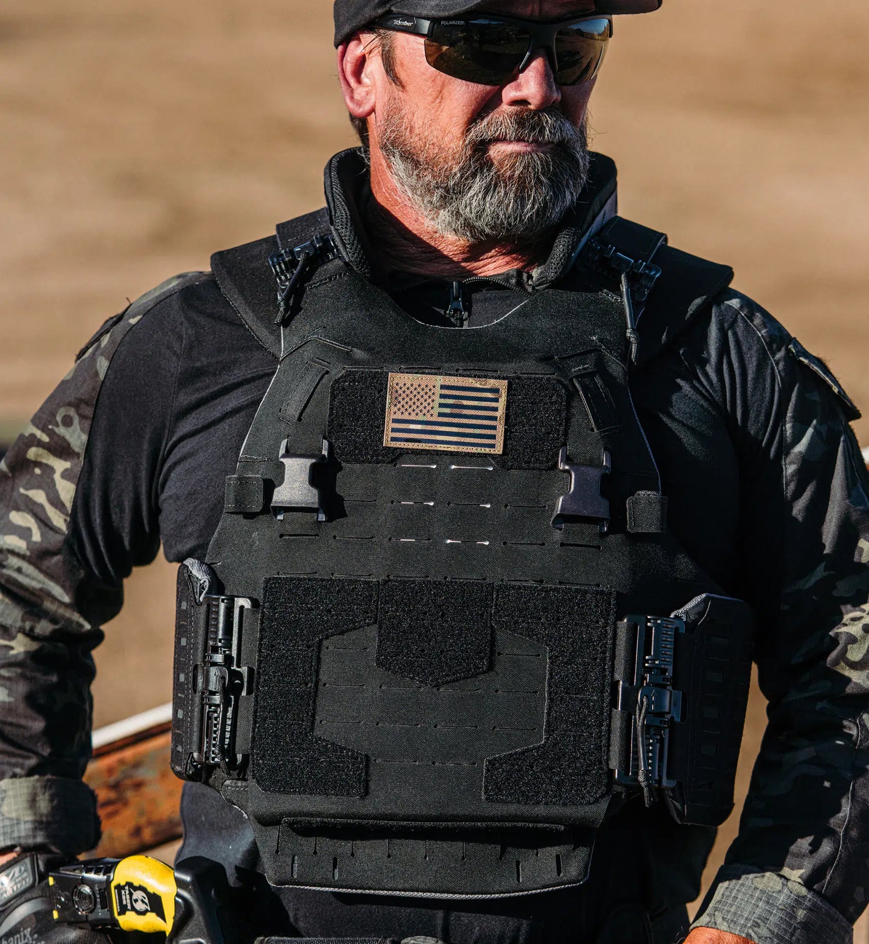 CIBV Cataphract Vest in tactical configuration — Level IIIA hybrid soft armor plate carrier — Ace Link Armor