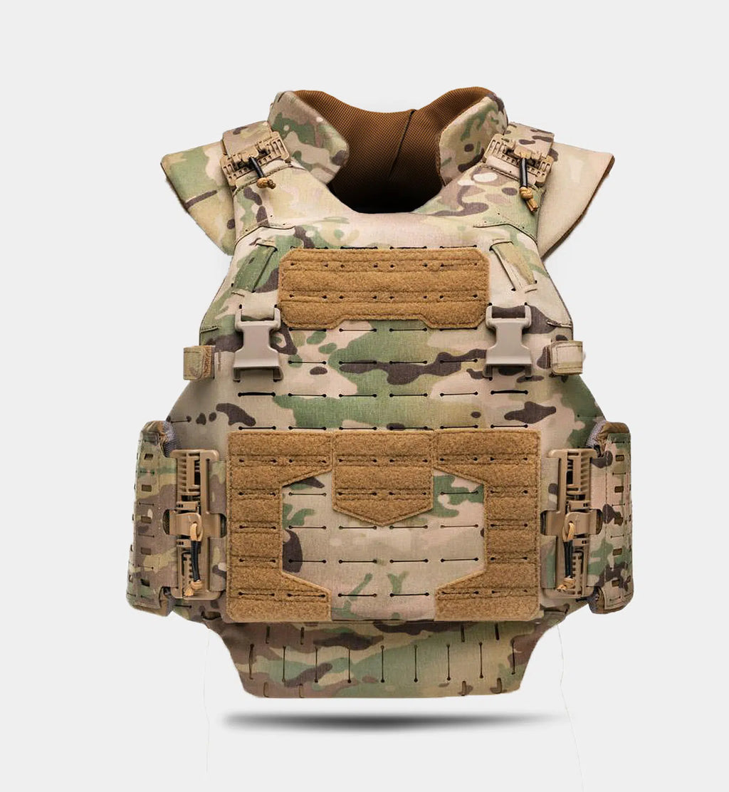 CIBV Cataphract Vest secondary product view — Level IIIA flexible body armor plate carrier — Ace Link Armor
