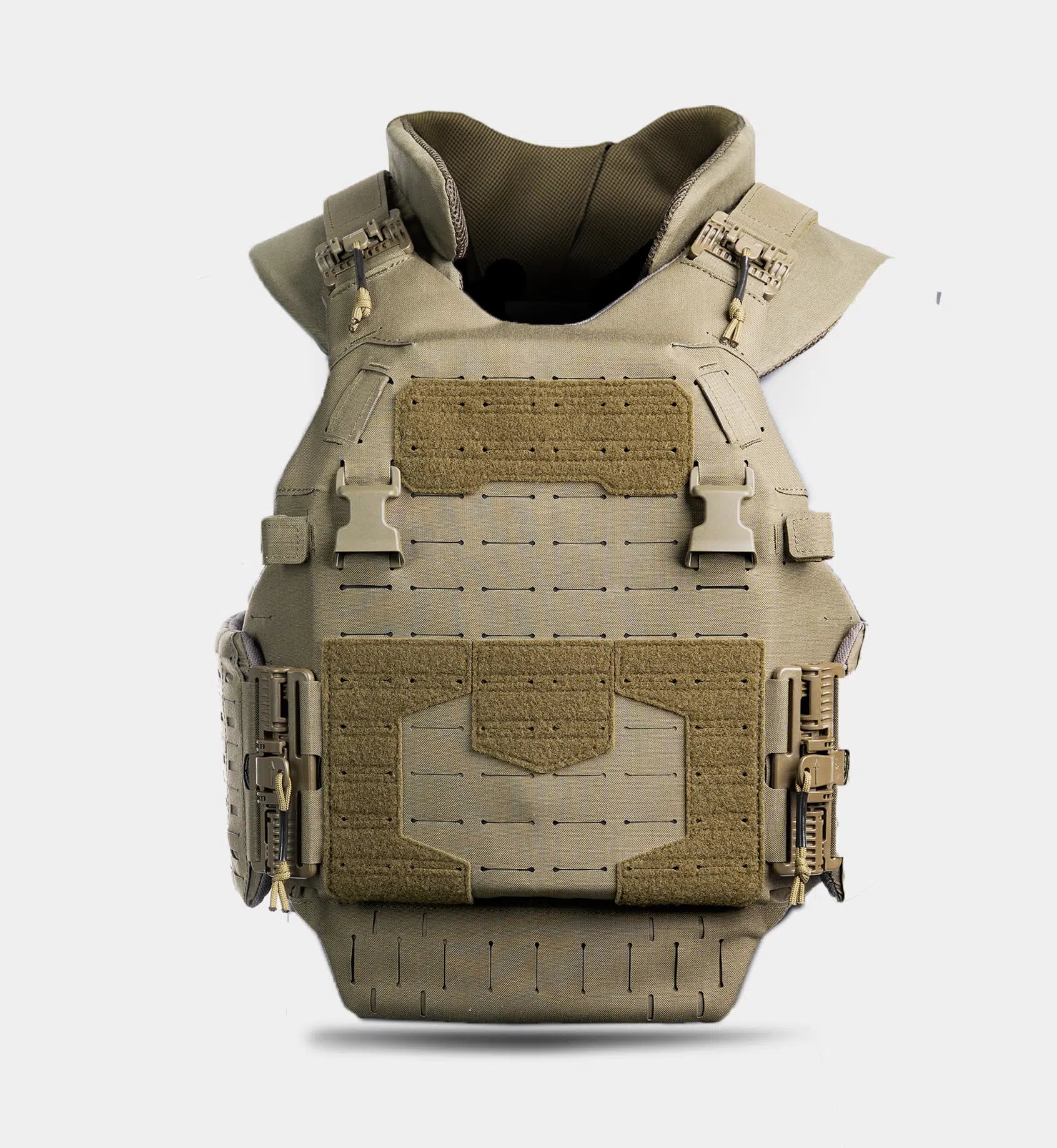 CIBV Cataphract Vest configuration view — Level IIIA flexible armor with Level IV plate capability — Ace Link Armor