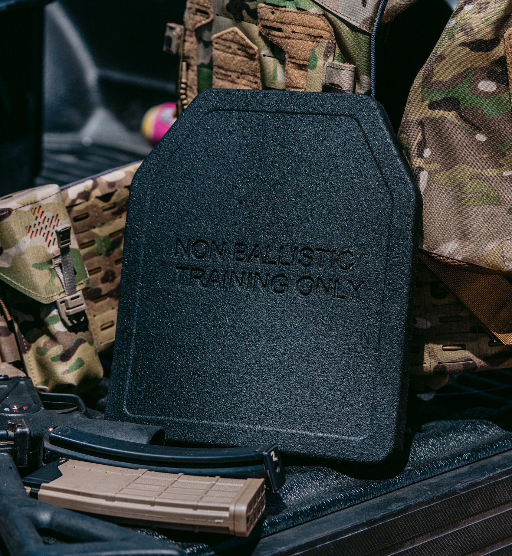 Weighted Training Plate for Plate Carrier — front view — Ace Link Armor