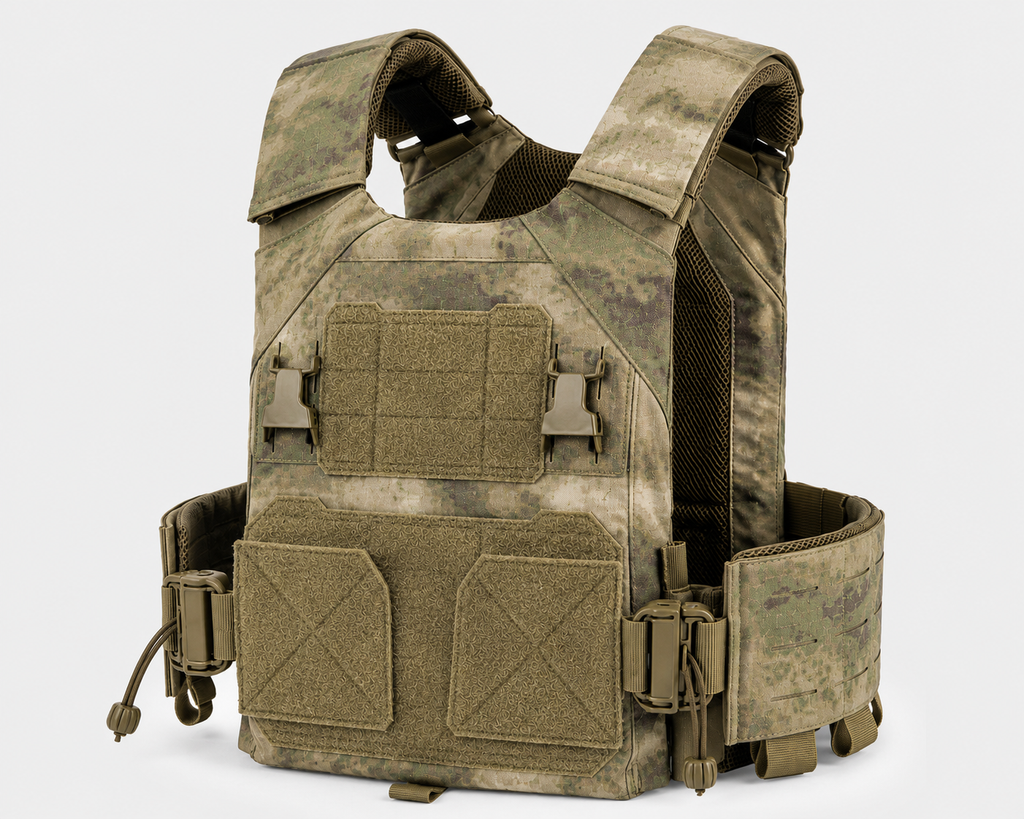 Warfighter Plate Carrier ATACS — front view — Ace Link Armor