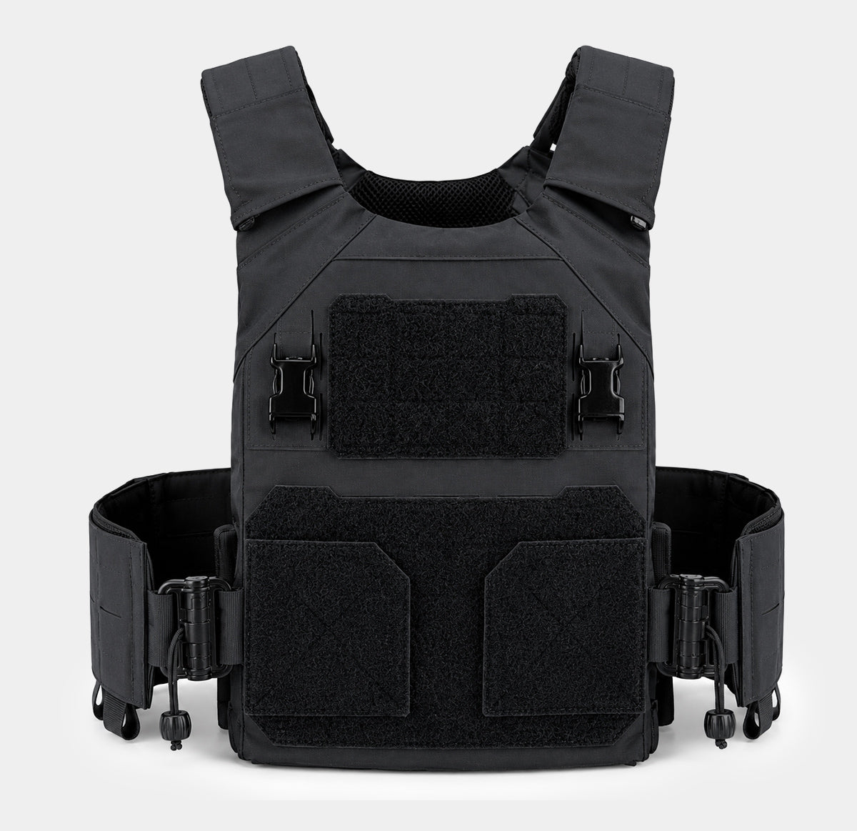 Warfighter Plate Carrier Black — worn view — Ace Link Armor