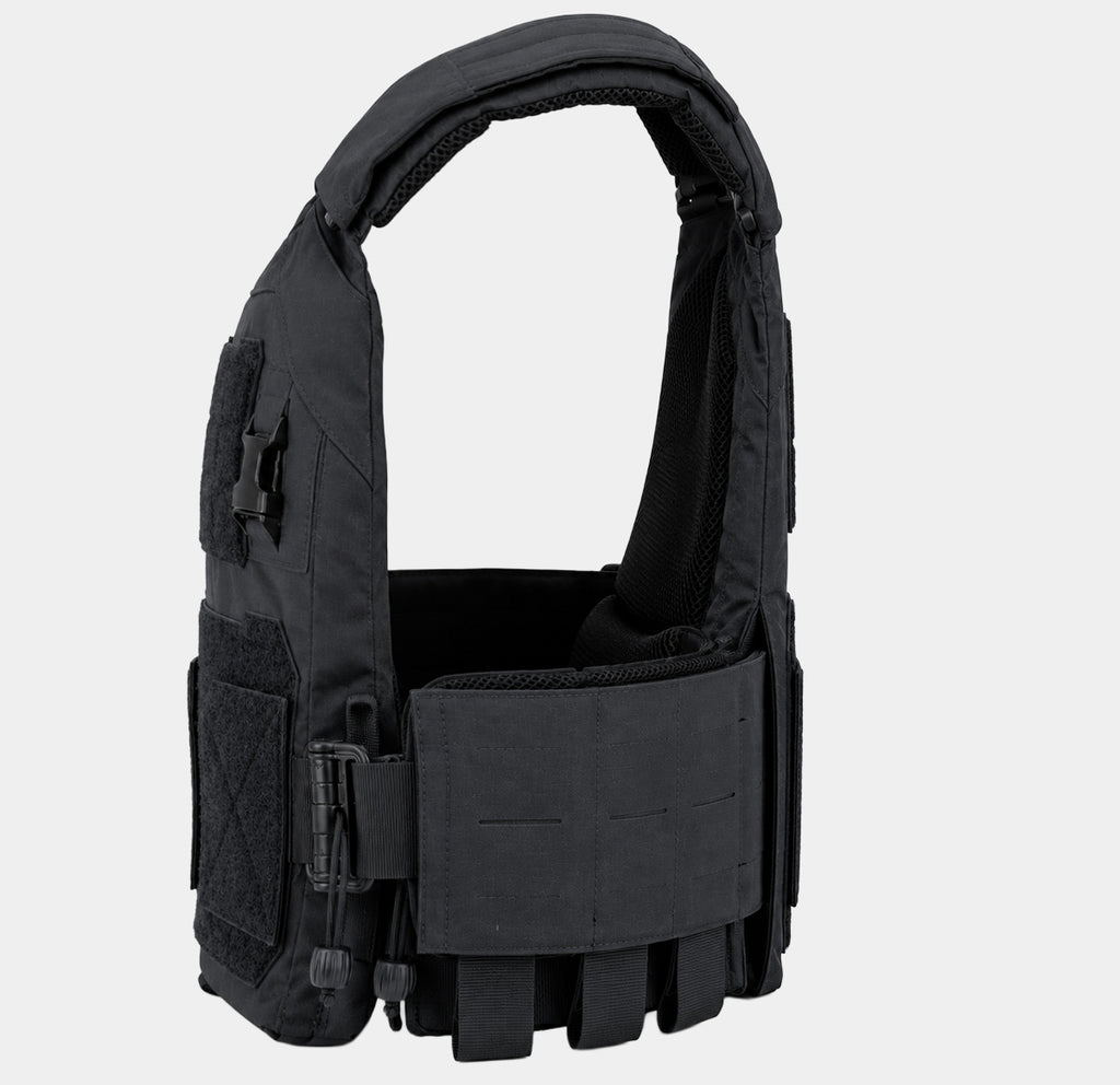 Warfighter Plate Carrier Black — configuration view — Ace Link Armor